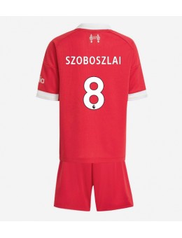 Liverpool Dominik Szoboszlai #8 Replika Hemmakläder Barn 2025-26 Kortärmad (+ byxor)
